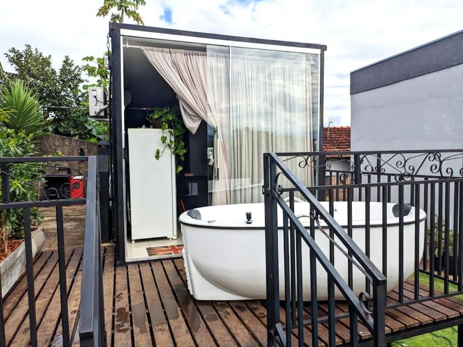 Tiny House Paraiso Minicasas Com Hidromassagem Pouso Alegre Exterior photo